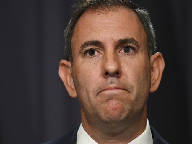 CANBERRA, AUSTRALIA, NewsWire Photos. JANUARY 29 2024: Federal Treasurer Jim Chalmers holds a press conference at Parliament House in Canberra. Picture: NCA NewsWire / Martin Ollman