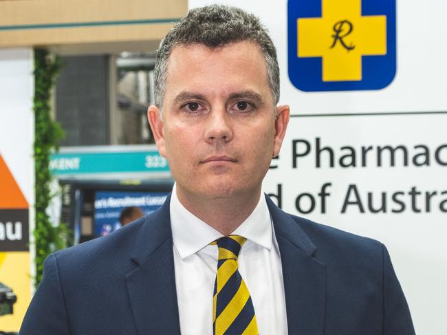 The National President of the Pharmacy Guild of Australia, Professor Trent Twomey, at the Gold Coast Convention and Exhibition Centre for the association's annual conference. Picture: Allen Mechen.