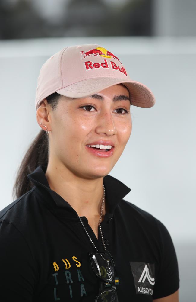 Australian olympic BMX rider Saya Sakakibara . Picture Glenn Hampson