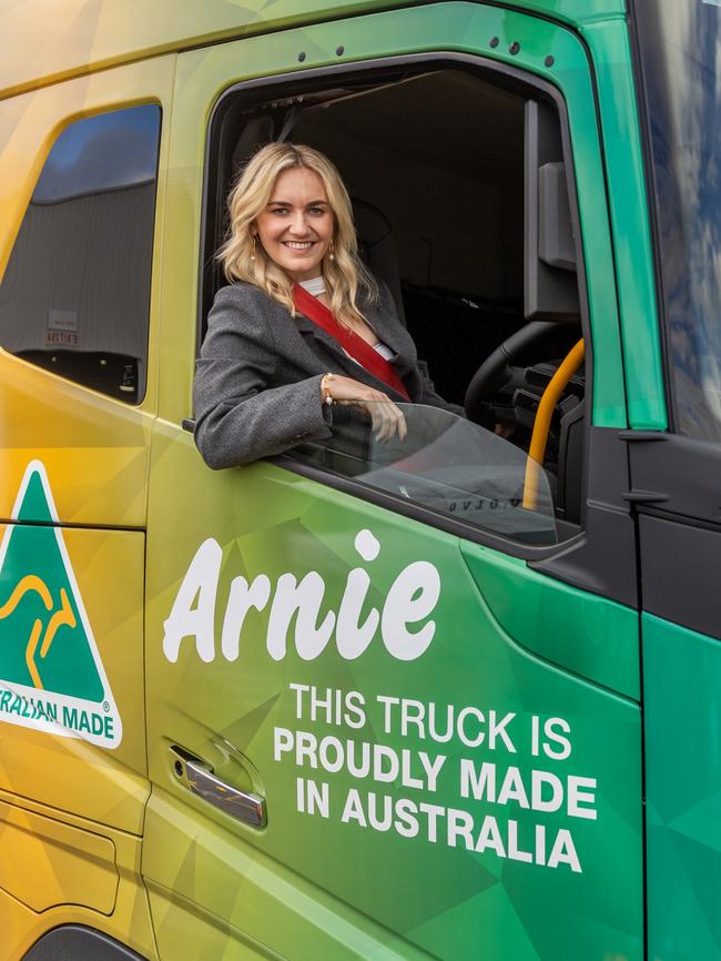 Ariarne Titmus on the Australia Made Promotional tour. Picture: Robert Geary