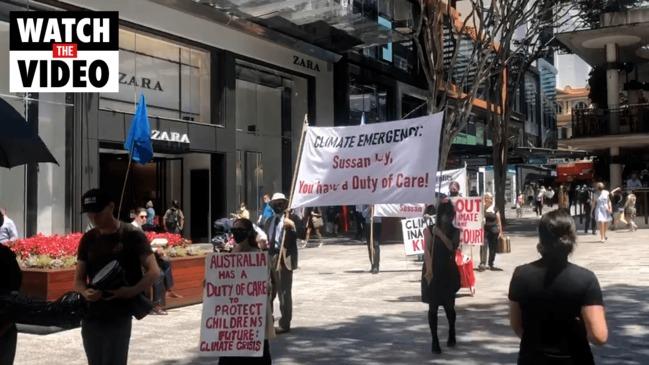 Climate protest Brisbane