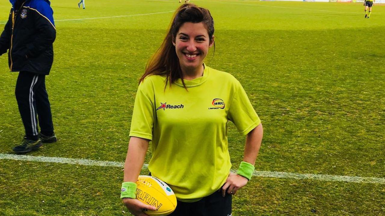 Rosemarie Michetti was “sickened but not surprised” the AFL didn’t release the report. The brave boundary umpire was thankful the Herald Sun’s story gave her a voice.