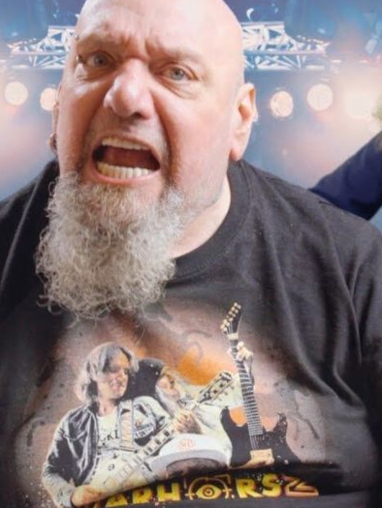 Former Iron Maiden rocker Paul Di'Anno.