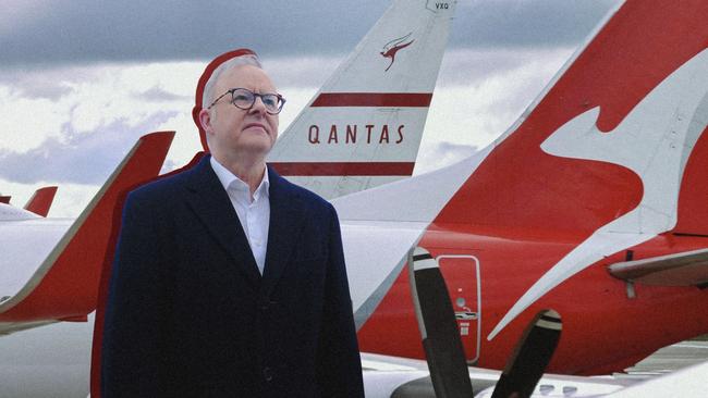 Anthony Albanese’s response to the Qantas upgrades scandal has been weak, slow and confused.