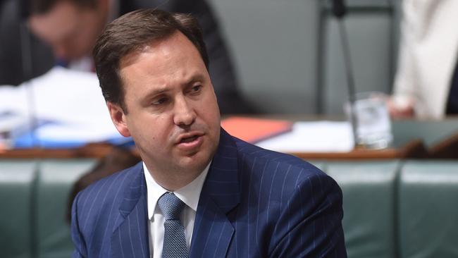 Trade Minister Steve Ciobo says the “Buy Queensland” policy could shut local companies out of export opportunities. Picture: AAP Image/Lukas Coch