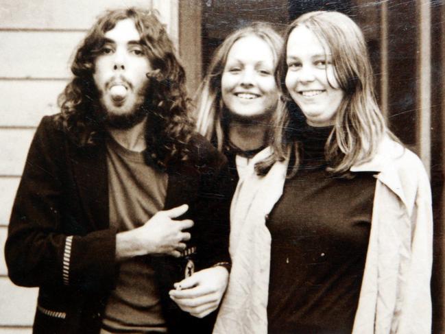 Robin Hoinville-Bartram (far right) and Anita Cunningham (centre) disappeared 40 years ago while hitch-hiking. Robin later was found murdered. Picture: Adam Armstrong.