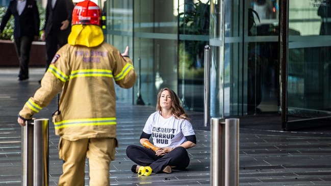 The Perth musician allegedly set off a device that forced about 2000 workers into the street as emergency services responded.