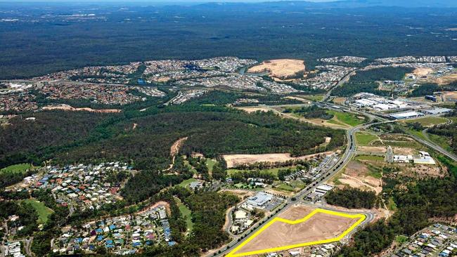 GONE: A significant residential development site at Augustine Heights has sold for more than $8.5 million. Picture: Wes Palmer / Skyepics.com.au