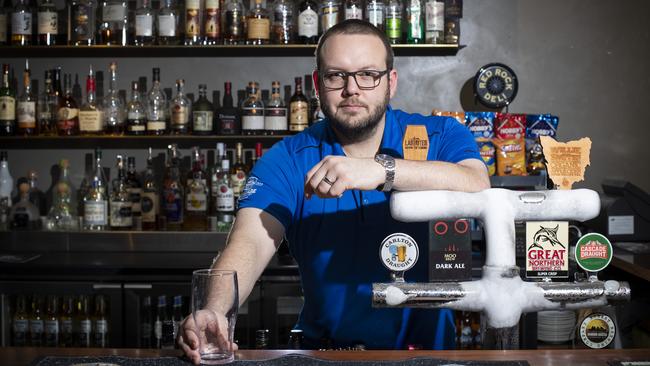 Customs House manager Tyler Petersen. Picture: LUKE BOWDEN