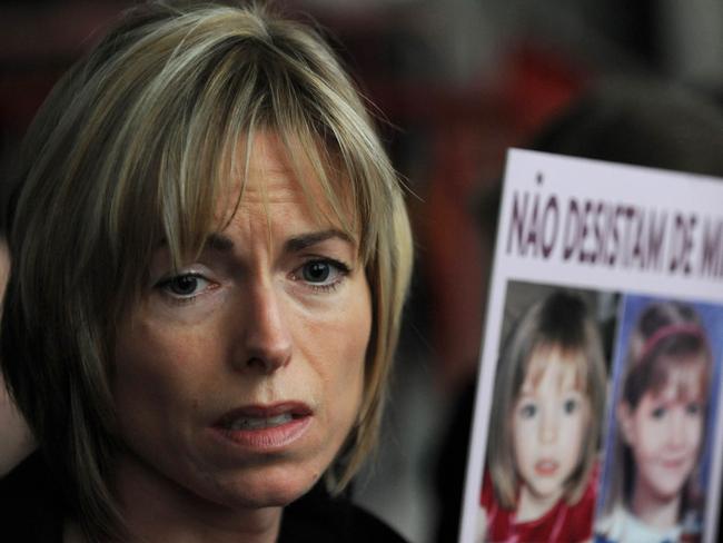 The police investigation focused their attention on Maddie’s parents when she first went missing. Picture: AFP 