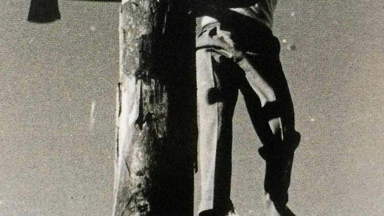 LEFT: Max Krogh, a legend of Gympie wood cutting. The brief history of the Gympie Show. Picture: Contributed