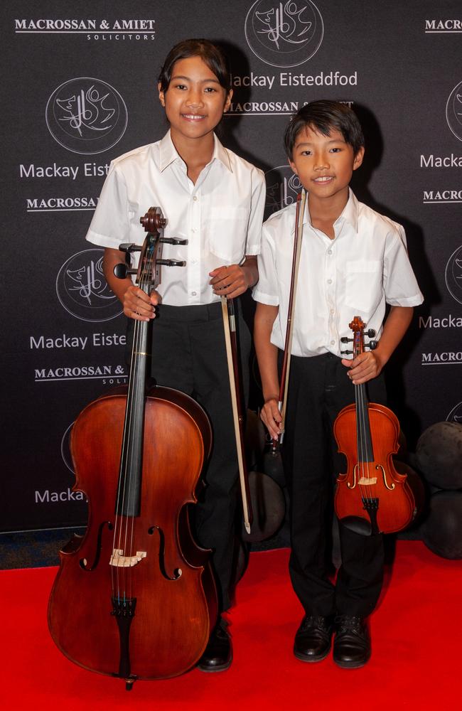 Aria Choi and Louis Choi at Mackay Eisteddfod 2022Picture: Michaela Harlow