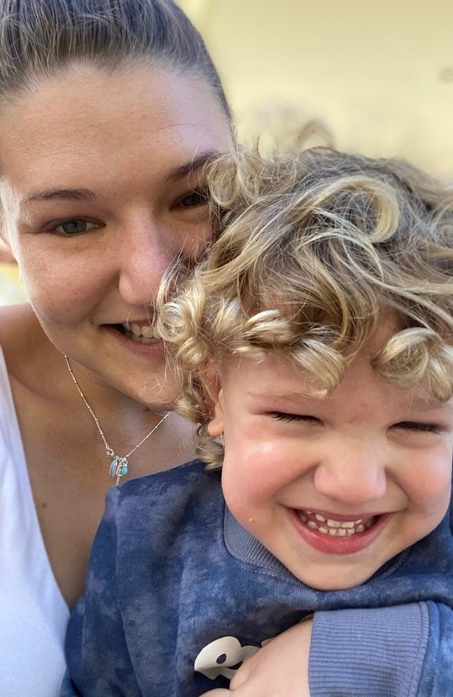 Elijah Abramovic and Ashleigh Adamson are backing the campaign to build a Ronald McDonald Family Room at Mackay Base Hospital. Picture: Contributed