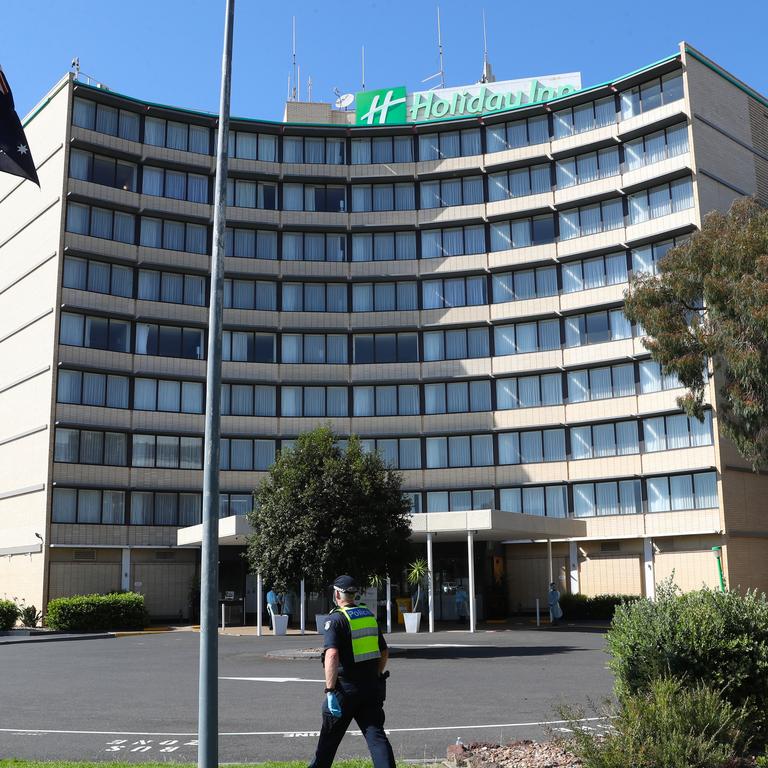 The virus escaped from the Holiday Inn Melbourne Airport quarantine hotel in February. Picture: NCA NewsWire/ David Crosling