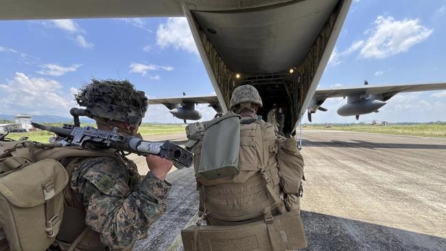 Trump’s budget proposal would also increase funding for military spending by 13 per cent. Picture: AP