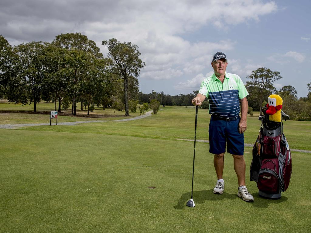 Gerd Bargmann playing at the reopened Helensvale Golf Club. Picture: Jerad Williams ### contact 0419 896 555 ###