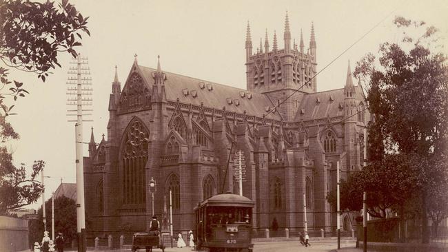 A photo of the cathedral, pictured here between 1900-1910. Photo: State Library of NSW