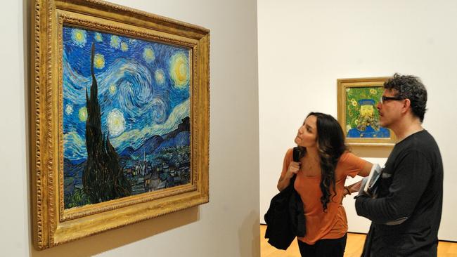 Starry Night by Vincent van Gogh at the Museum of Modern Art in New York.