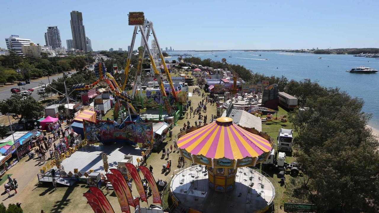 The crowds at the final day of the Gold Coast Show. Picture: Mike Batterham