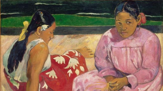 Tahitian Women At The Beach by Paul Gauguin.