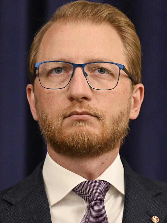 Senator James Paterson. Picture: Martin Ollman