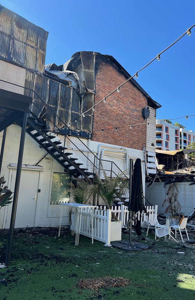 The Lussh building following the fire. Photo: Supplied