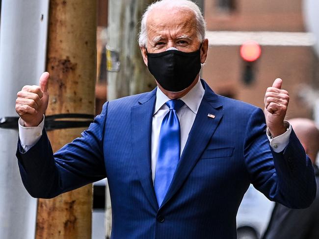 US President-elect Joe Biden fears he will get a “disease” if he disagrees with Kamala Harris. Picture: AFP