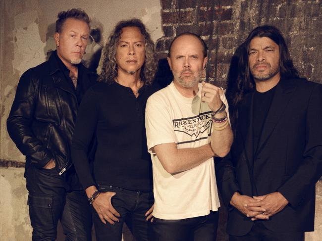 **HOLD FOR MARCH 24TH, 2019** Metallica, MET room. Picture Supplied.