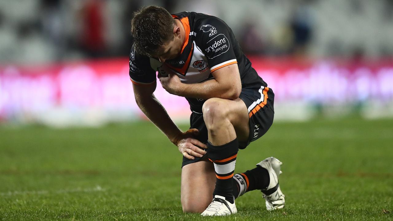 Wests Tigers suffered another tough loss. Picture: NRL Photos / Brett Costello