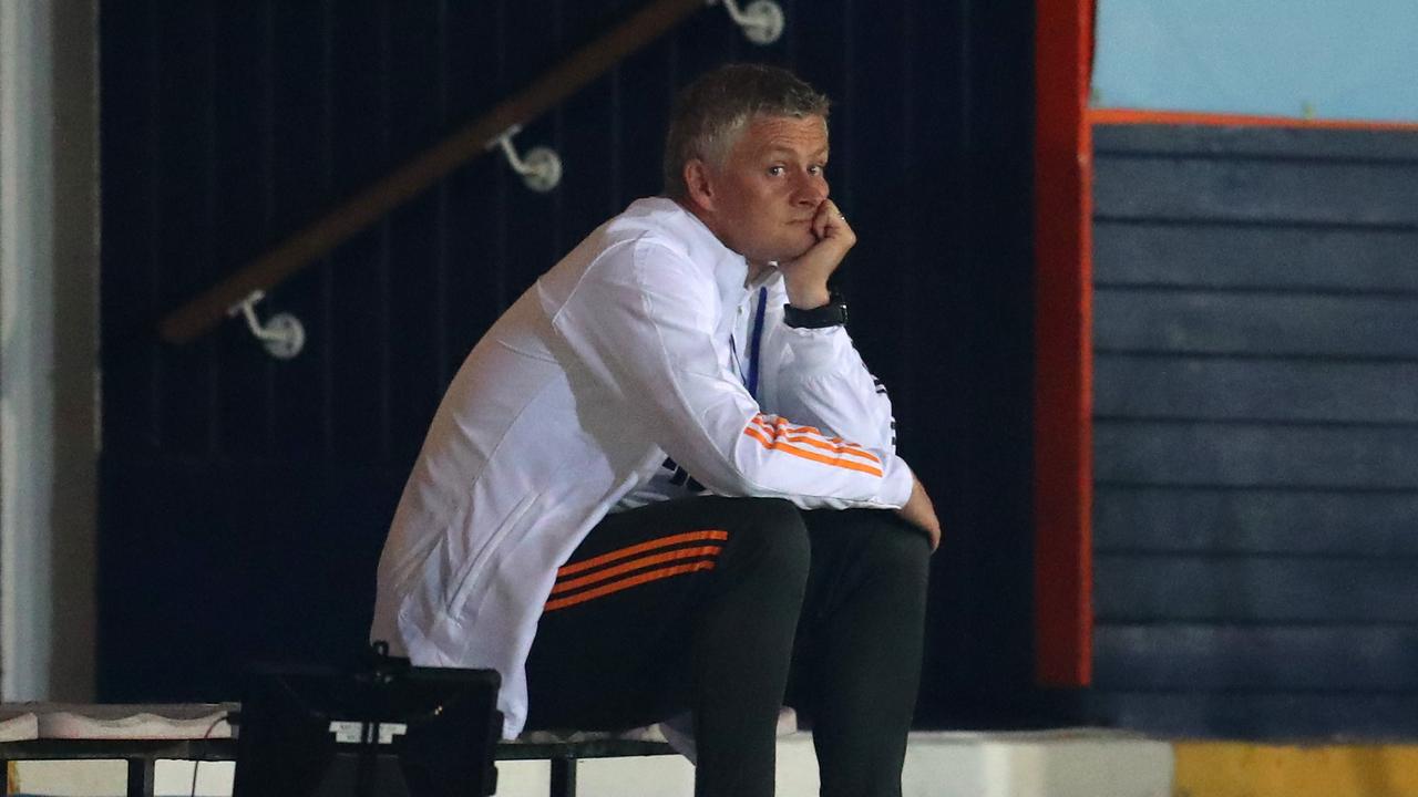 Ole Gunnar Solskjaer is under pressure. (Photo by Catherine Ivill/Getty Images)