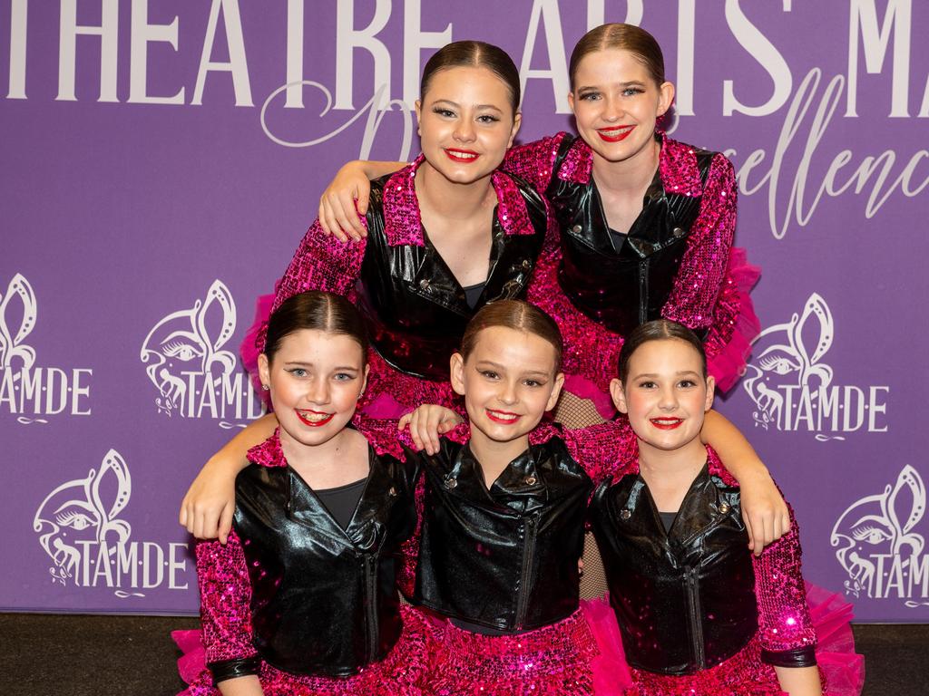 Isabella Hopton, Indie Tonge, Matilda Tucker, Stella Porter and Asha Worth at the 76th Mackay Eisteddfod Monday 2 October 2023 Picture: Michaela Harlow