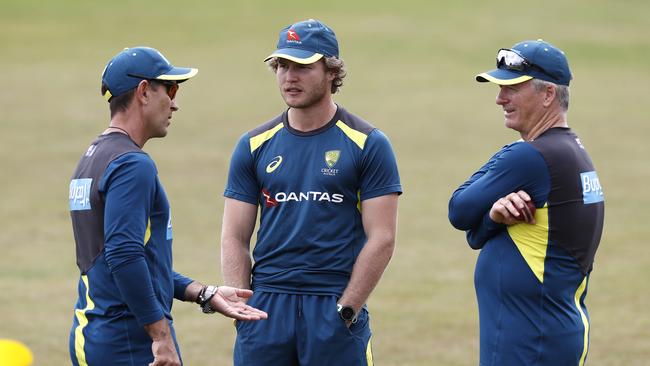 Pucovski trained with the Australia team before the Ashes. Picture: Ryan Pierse/Getty