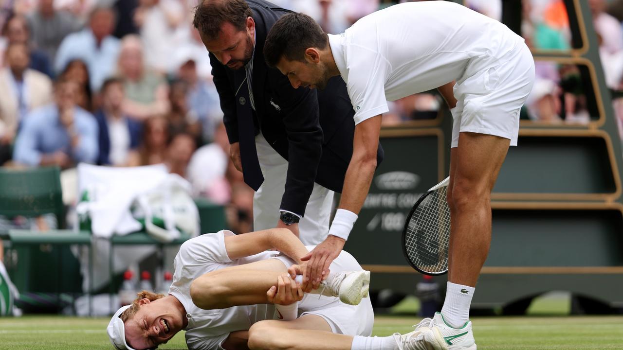 Wimbledon 2022: Novak Djokovic def Jannik Sinner, classy act of sportsmanship  after injury, news, score, results, video, highlights,