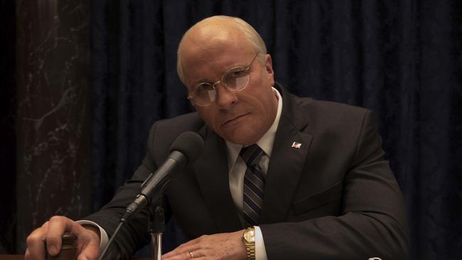 Christian Bale as Dick Cheney in <i>Vice</i>.