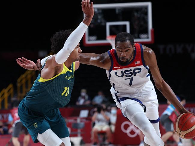 No one could stop Kevin Durant. (Photo by Thomas COEX / AFP)