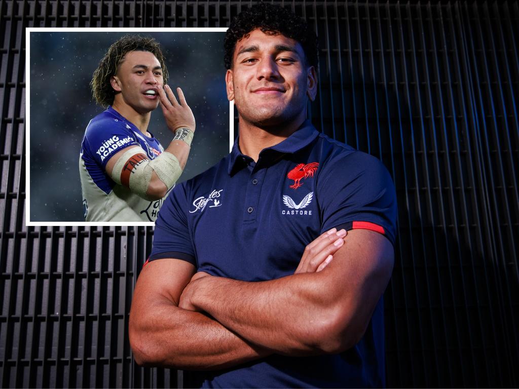 Raymond Faitala-Mariner (inset) is still without a contract, while Siua Wong re-sgned with the Roosters.