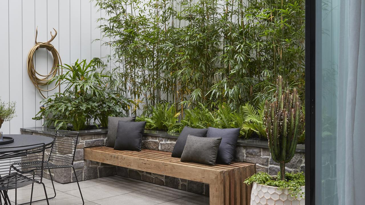 They loved the bamboo but also thought it wasn’t positioned where it can be seen from the living and dining room. Picture: Channel 9/ The Block