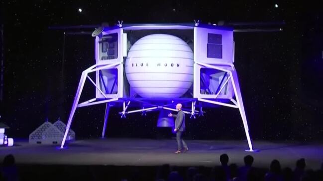 Bezos' Blue Origin wins NASA contract for lunar lander