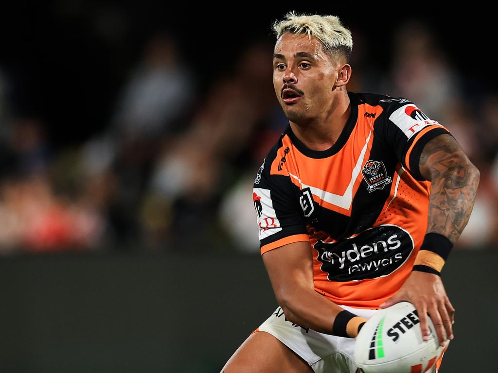 Jayden Sullivan is new to the Leichhardt Oval experience. Picture: Mark Evans/Getty Images