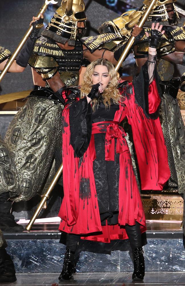 Madonna told her fans they arrive too early. Picture: Marc Robertson