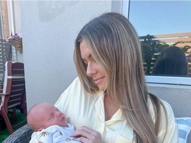 Baby Arlo spent his first six nights in hospital.
