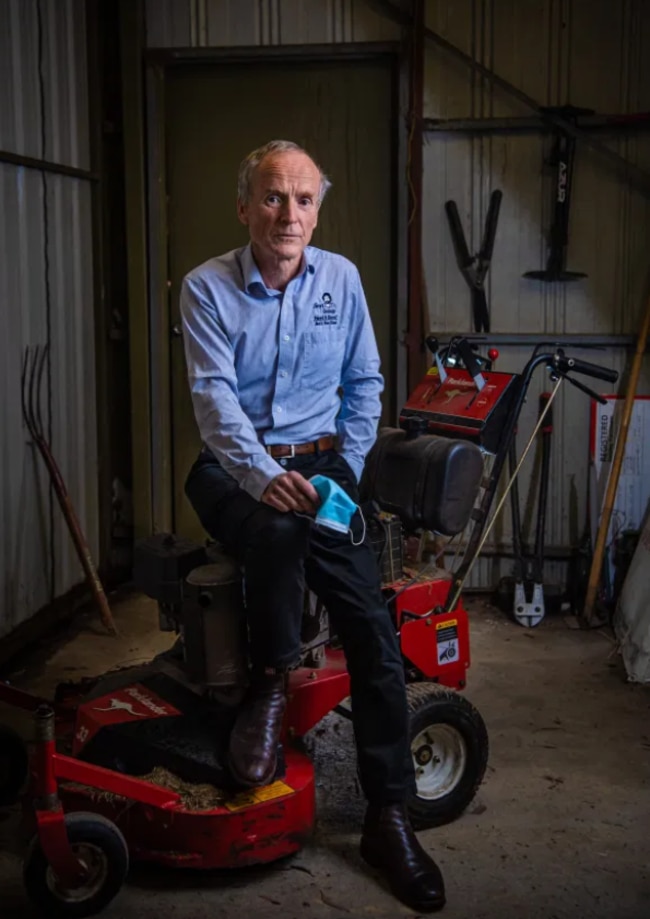 Jim's Mowing founder Jim Penman. Picture: Jason Edwards