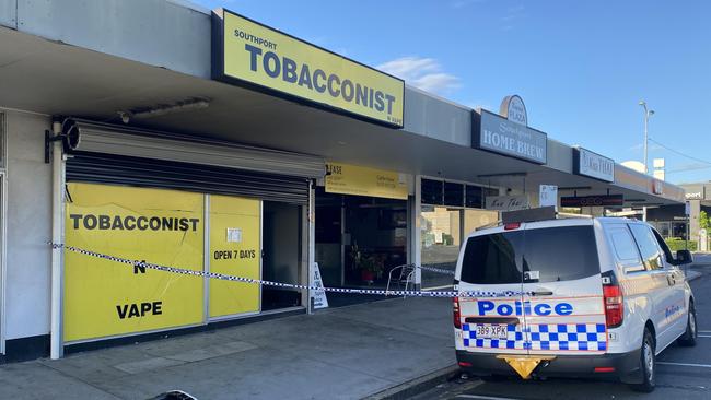 Southport Tobacconist and Vape shop destroyed by fire on the Gold Coast