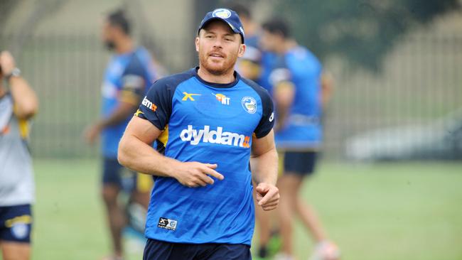 Beau Scott at Parramatta Eels training.