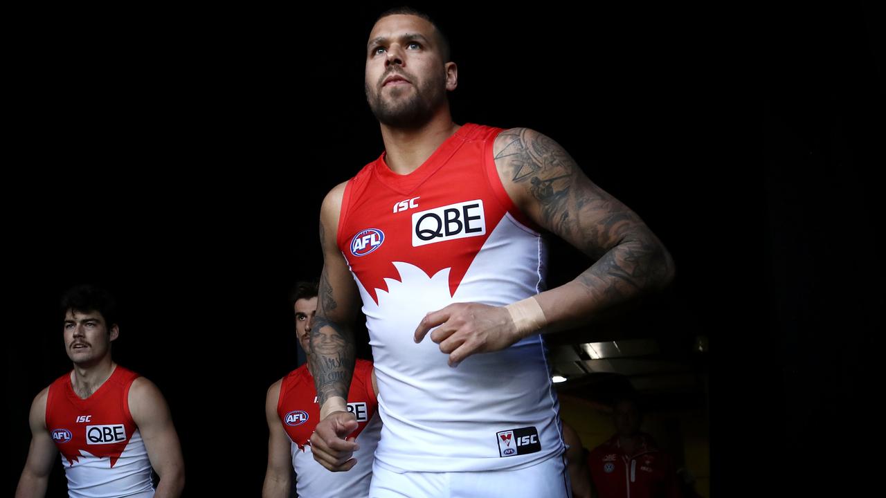 Lance Franklin has been named an All-Australian for an eighth time - and is the captain of the 2018 side. (Photo by Ryan Pierse/Getty Images)