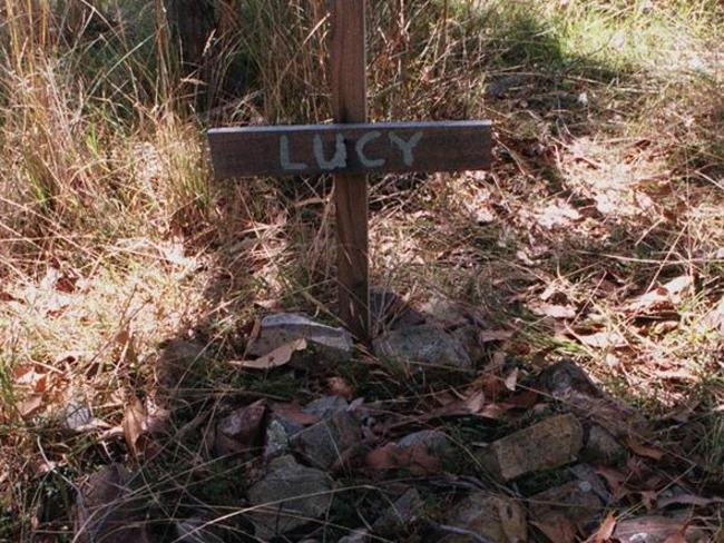 Rachel was buried next to Reed Robertson’s pet, Lucy.