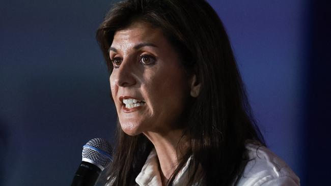 Nikki Haley. Picture: Joe Raedle/Getty Images via AFP