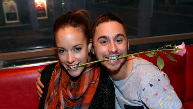 Socials Metz Sunday Extravaganza Party.. picture of Grace Gill of Malvern with Zachary Huggins of port Melbourne