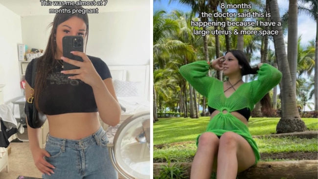 Nikki Salazer shared photos of her pregnancy. Source: TikTok: @nikkisalazar_