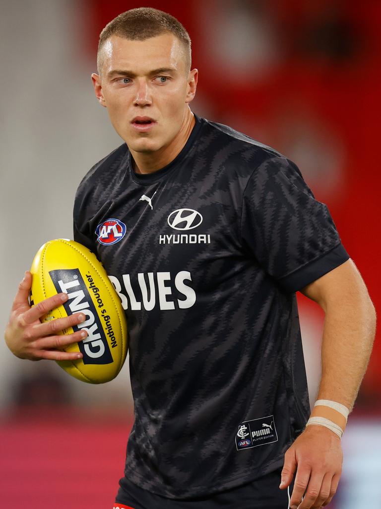 Patrick Cripps is fit again. Picture: Michael Willson/AFL Photos via Getty Images